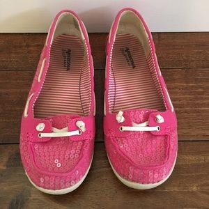Pink Boat shoes (Sperry Top Sider dupes)